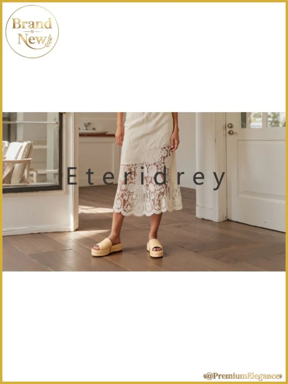Platform Espadrille Wedge Sandals Woven Raffia Slip-On Summer Beach